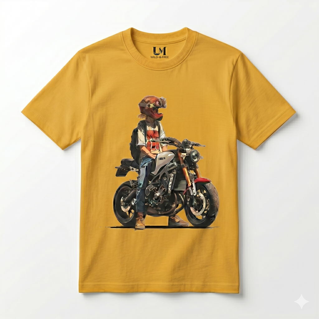 Bike Vibe Graphic Tee – Bio-Washed Cotton