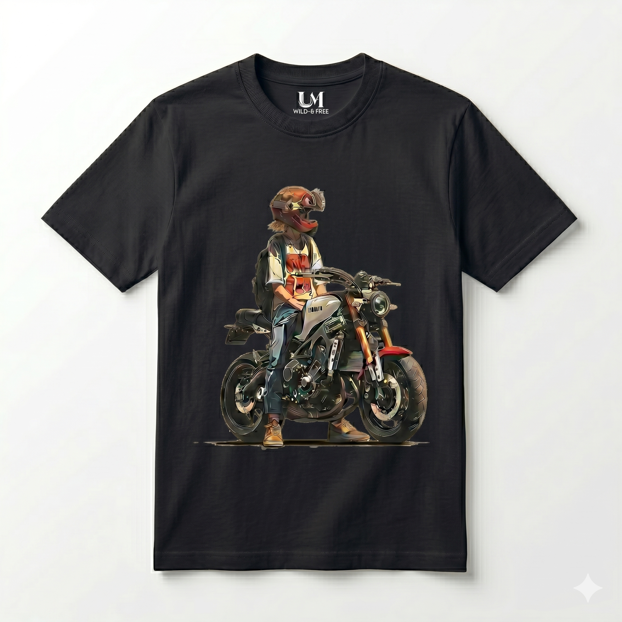 Bike Vibe Graphic Tee – Bio-Washed Cotton