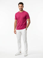 Urban Makos Essential Round Neck Tee - Rani Rose