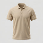 Urban Makos Classic Polo in Beige