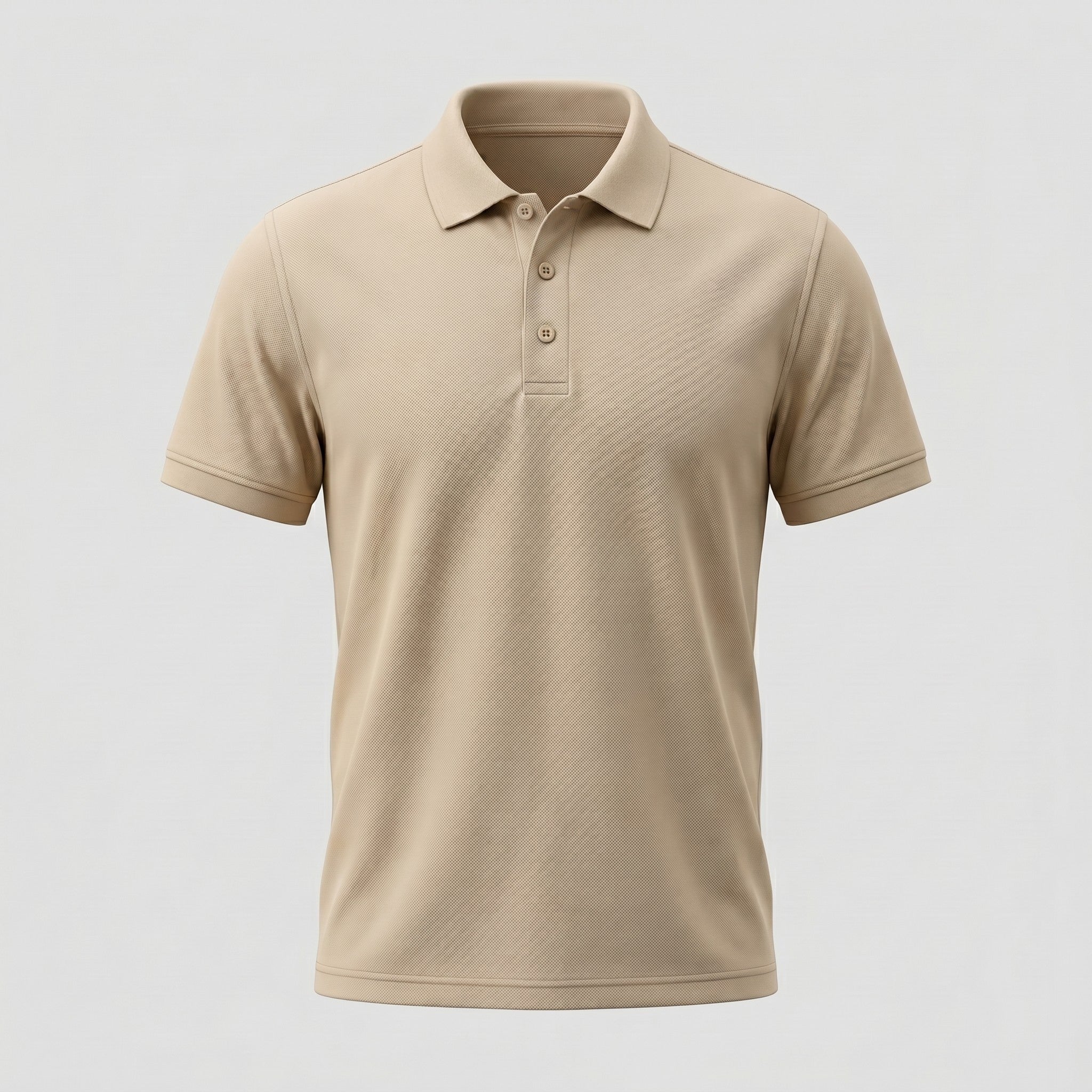 Urban Makos Classic Polo in Beige