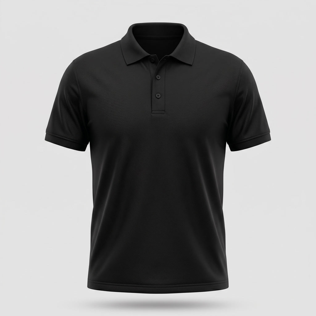Urban Makos Classic Polo in Black