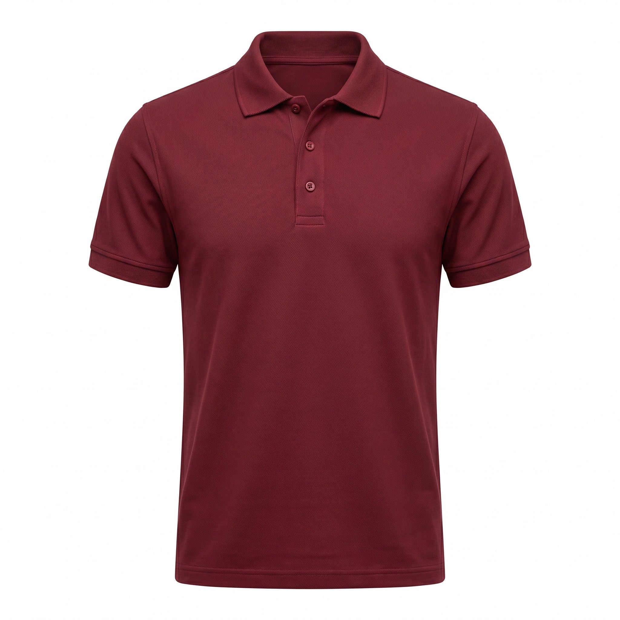 Urban Makos Classic Polo in Maroon