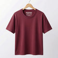 Urban Makos Oversized T-Shirt in Maroon