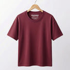 Urban Makos Oversized T-Shirt in Maroon