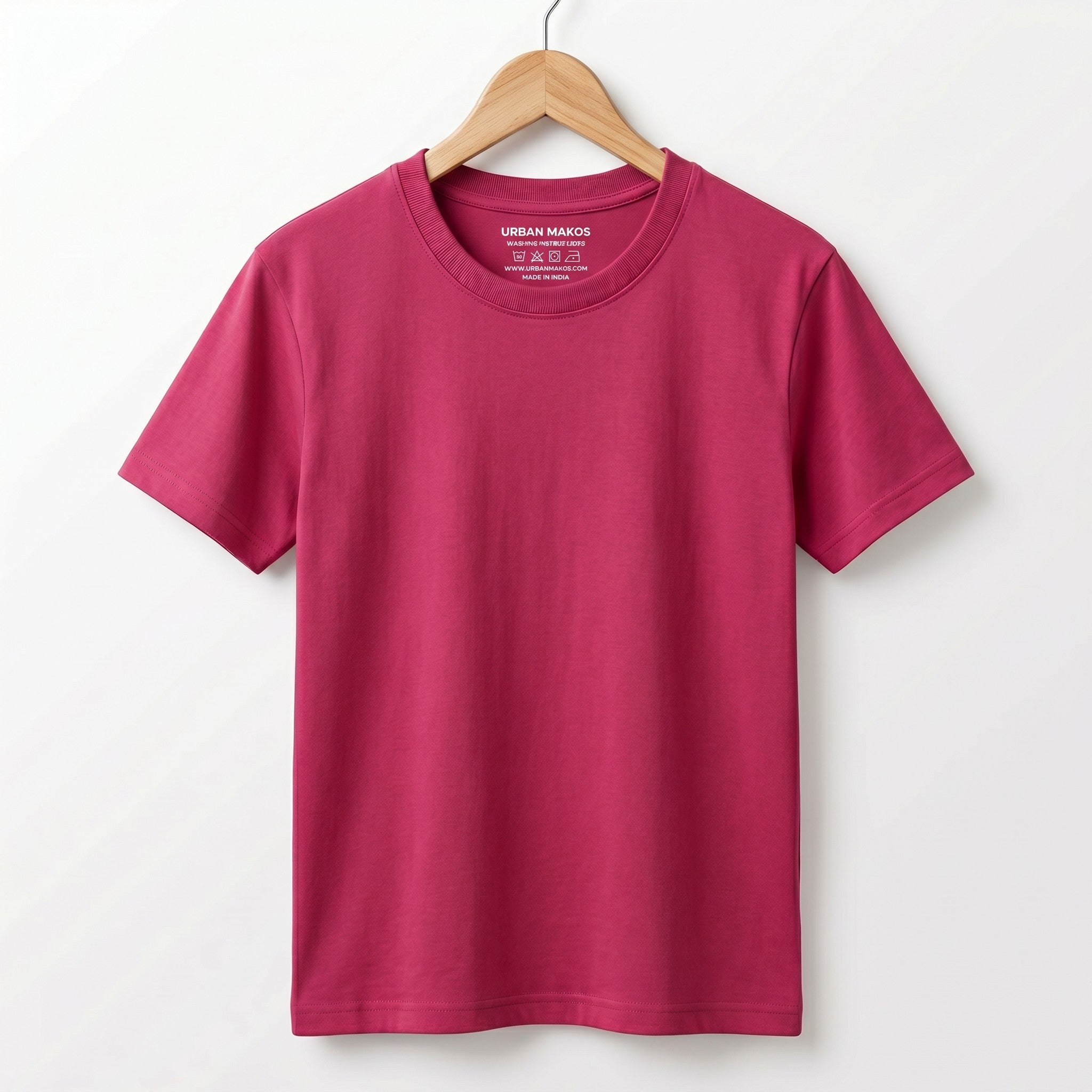 Urban Makos Rani Rose round neck plain product view
