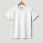 Urban Makos Essential Round Neck Tee in White
