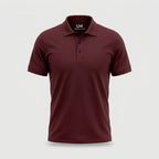 Urban Makos Classic Polo in Maroon